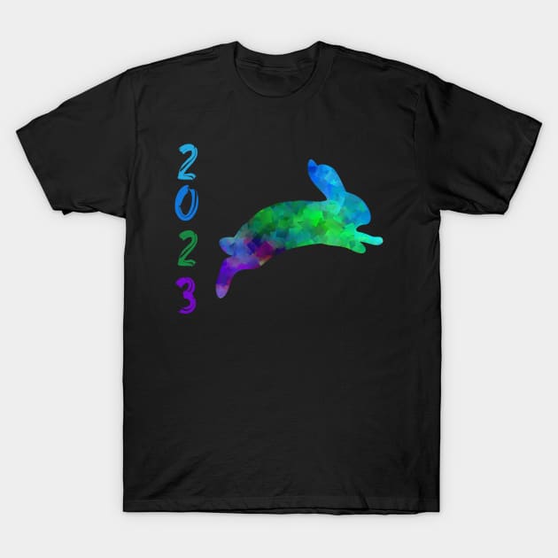 The Year Of The Rabbit Chinese Zodiac Lunar New Year T-Shirt by FloralButterflyDreams